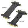 PCI-E 4.0 X1/X4 Riser Cable PCI Express Gen 4 GPU Extension Cord Length 10cm Black High Speed GPU Riser Cable 90 Degree Adapter