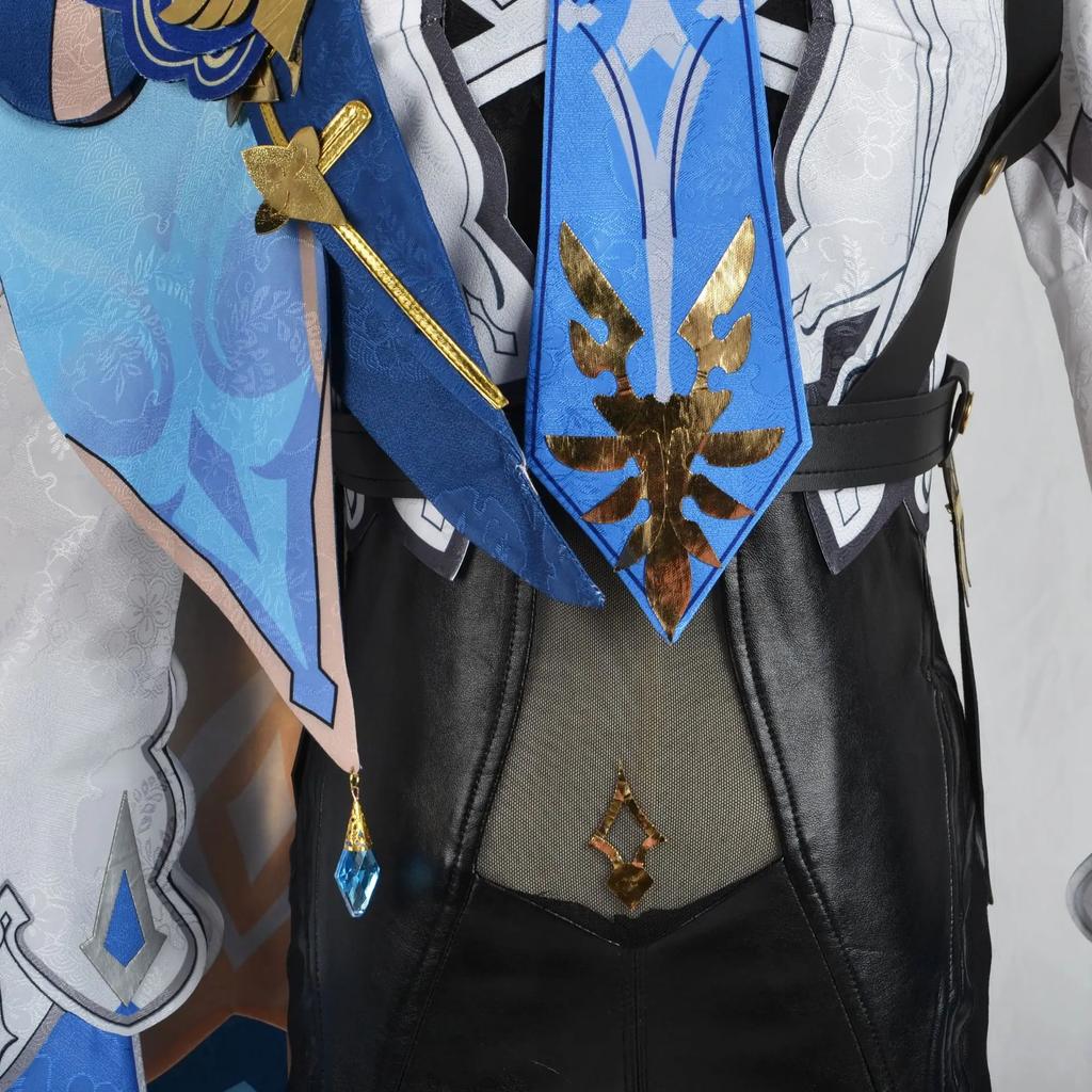 In Stock Eula Cosplay Costume   Lawrence Eola Full Set Game Party Halloween