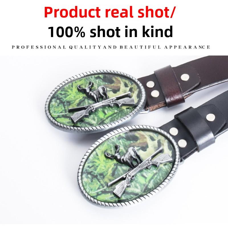 Pasek z pełnej skóry bydlęcej Owalna gładka klamra Pasek ogniwkowy Pasek skórzany