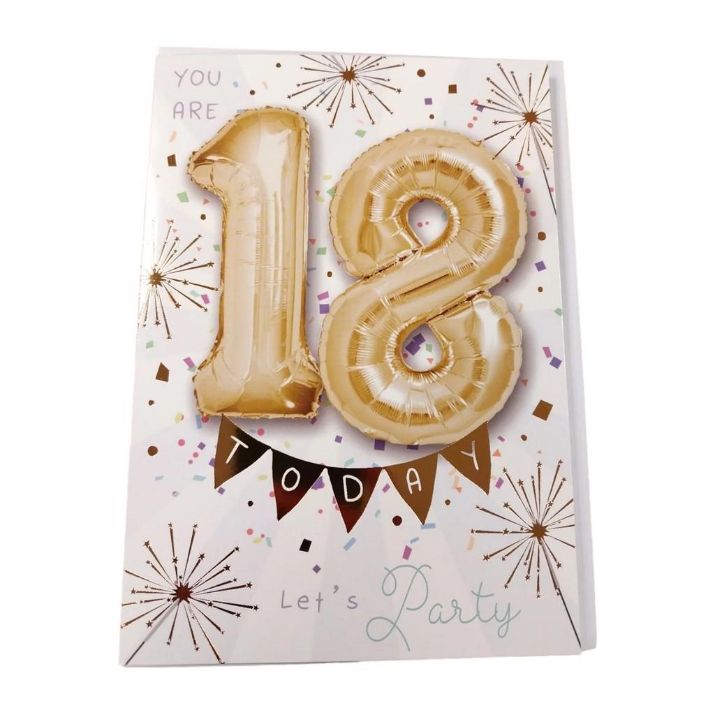 Sensations 18 Today Number Foil Balloon
