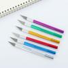 Multi-color Pastry Tools Craft Non-slip Knife Engraving Cutter Metal Scalpel with 1pc Blade
