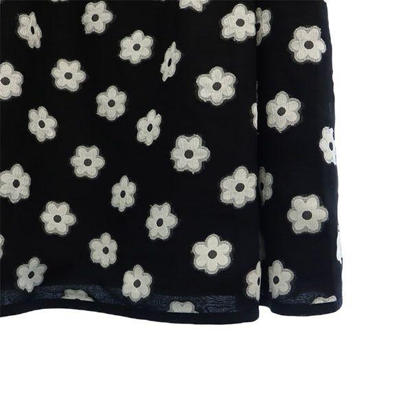 TOCCA made in Japan Floral Short sleeve one piece black French sleeve Women Used