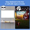 72 Inch Portable HD Projector Screen 16:9 Projection Screen Foldable Durable Wall Mounted for Outdoor Movies Home