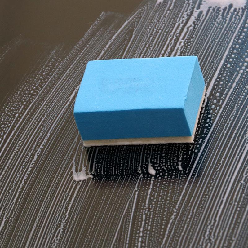 4PC Car Polishing Wool Felt Polishing Pad Applicator Sponge for Window Brush Microfiber Wiper Car Cleaning Tools Detailing Brush