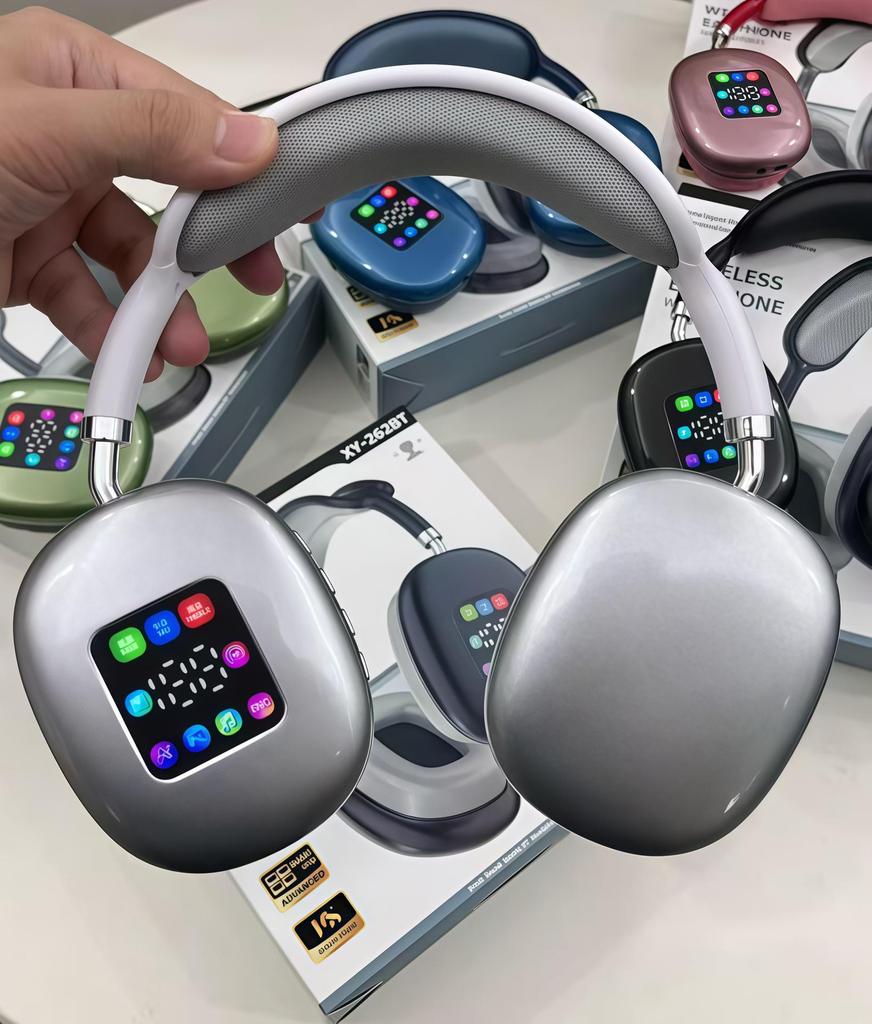 2025 P9 MAX Over-Ear Bluetooth-Headset mit Digitalanzeige & Verlängerter Standby-Zeit