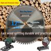 12" Woodworking Saw Blade: 60/80 Teeth, 25.4mm Arbor, for Firewood and Household Logs