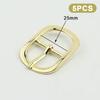 5Pcs Metal Pin Belt Buckles Durable Strap Clasps 12/18/25mm for DIY Shoes Bag Handbag Leather Craft Repair