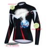 2023New Road Cycling Clothing Spring and Autumn Sunscreen Round Neck Shirt Mountain Bike Long-sleeved Breathable Top Cycling Quick-drying Sportswear