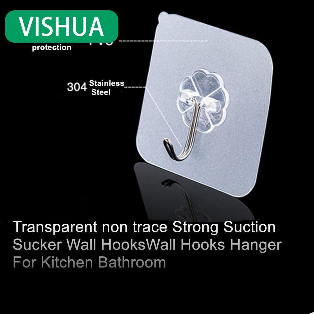 

Многоразовые липкие настенные крючки для кухни и ванной комнаты 10 шт. 1pcs