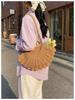 Women's Casual Loose-Fit Hollow Straw Woven Shoulder Handbag, 2026 New Vegetable Basket Design