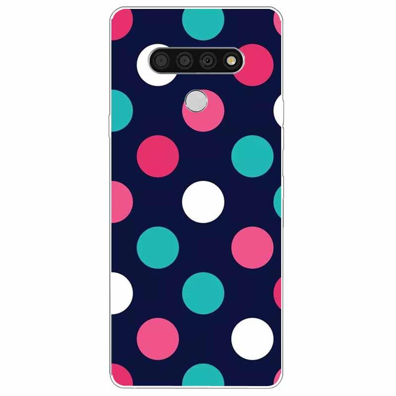 Soft Print Cover For LG K51 K61 V50 V60 Thinq Case Cute Cat Silicone Coque for LG K61 V50 Thinq Cases K 61 Shockproof Shell Bag
