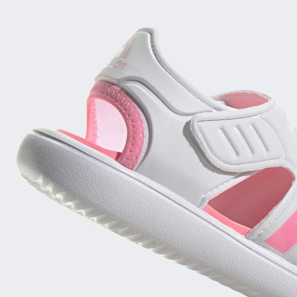 Adidas Junior Summer Water Sandals for Boys and Sizes Footwear Pink Cm Closed-Toe Girls, 17-22cm, LWS08, White/Beam Pink/Clear (H06320), 20.0