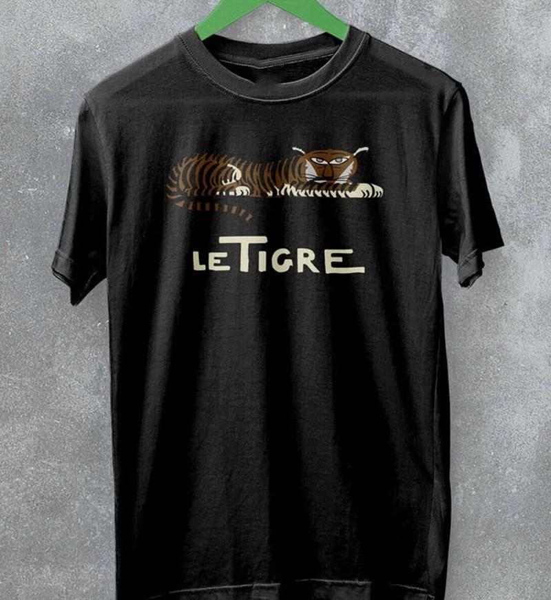 Vintage T Shirt Short Sleeve Le Tigre All Size Unisex S5XL ZL629 XXL