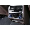 Air Conditioner Button Blue Aluminum For BMW 7 Series 2016- Knob Cover Trim
