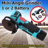 Mini Cordless Brushless Angle Grinder Cutter Cutting Machine 12V Polisher DIY Rechargeable Power Tools With 1/2 Lithium 110V~240V