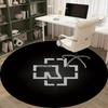 1pc Home Circular Rug Office Round Carpet Outdoor Gift Decorative Mat Non-Slip Floor Covering Modern Design RC2795