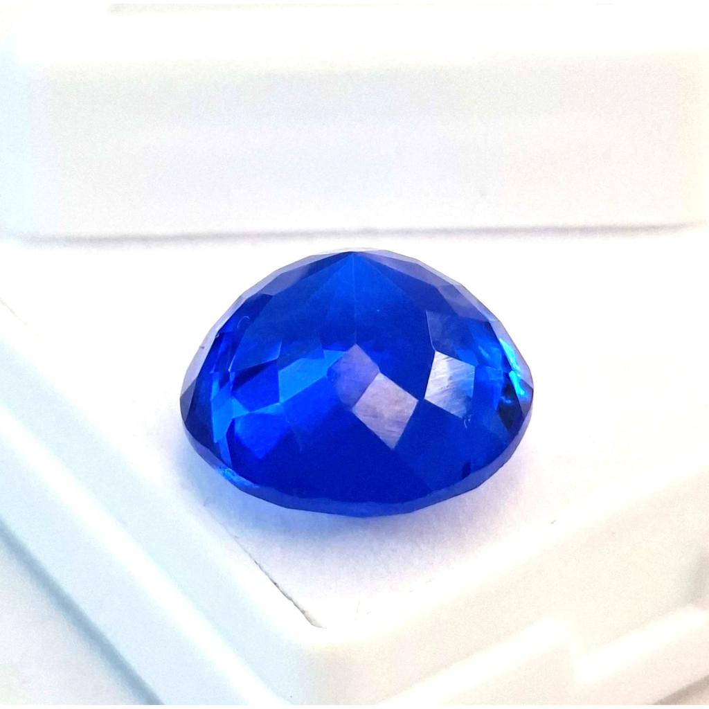 Natural Royal Blue Sapphire 10-12 Ct Round Cut Certified Fabulous Gemstone