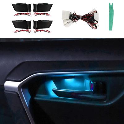 Rifoda Toyota RAV4 50 Serisi İç Kapı Kolu, LED Atmosfer Işığı, Özel Tasarım, Kapı