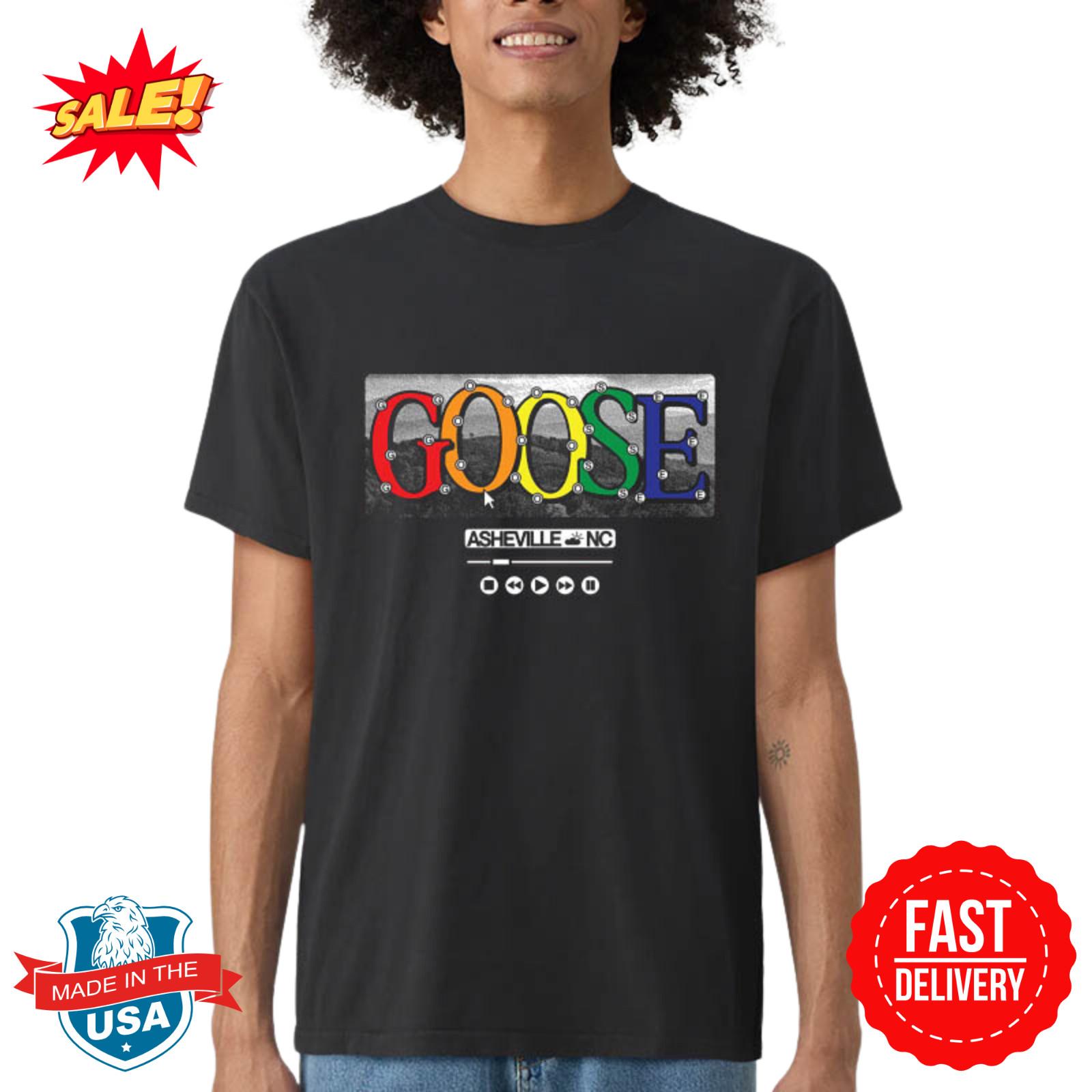 Goose Band Shirts For Asheville NC 2024 T-Shirt S-5XL XXL