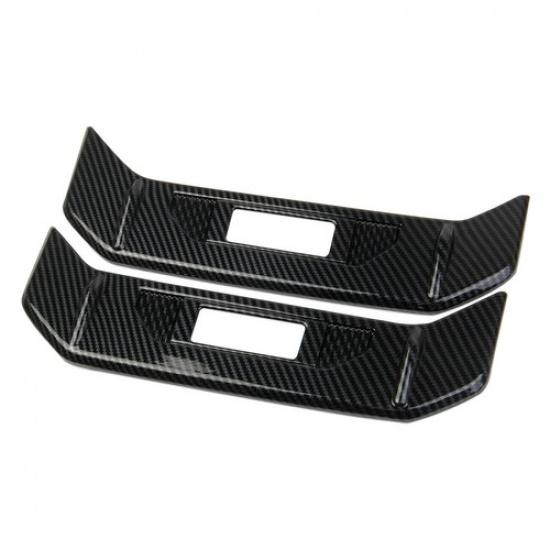 Carbon Fiber Style Rear Tail Light Side Lamp Trim Cover For Toyota Tundra +