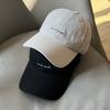 American New Letter Soft Top Embroidered Baseball Cap Showing Off The Face of Women with Casual and Versatile Sun Protection Cap Trendy Men