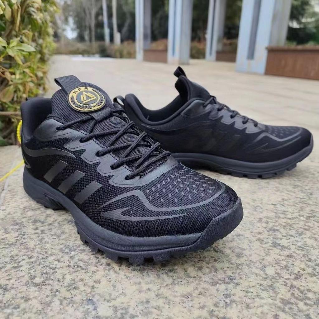 New Emergency Rescue Training Breathable Running Black Outdoor Men's Non-Slip Sneaker Training Fire Protection