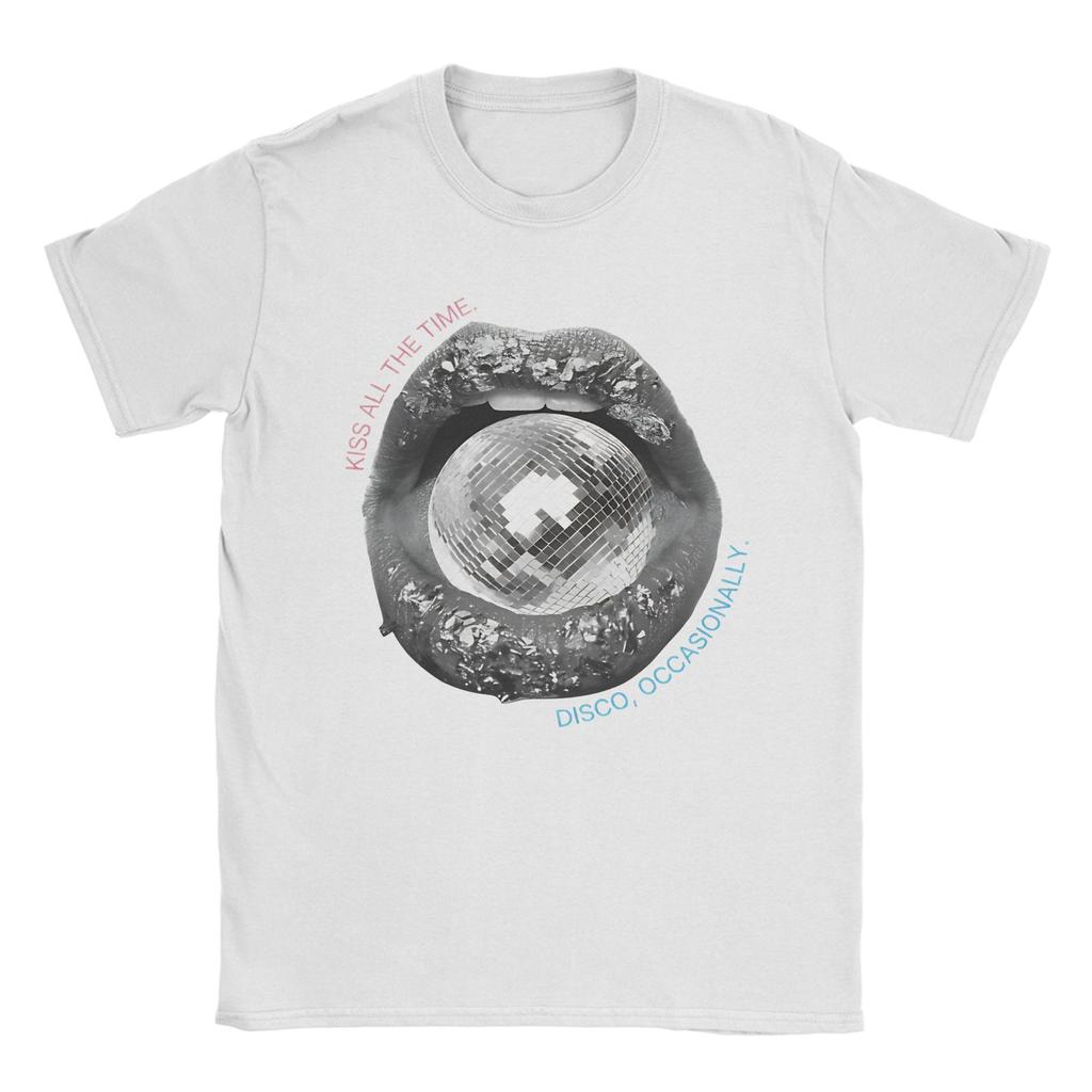 Kiss All The Time Disco Occasionally 2026 Unisex T Shirt Casual Tees Short Sleeve Round Neck TShirt 100 Cotton Graphic Tops