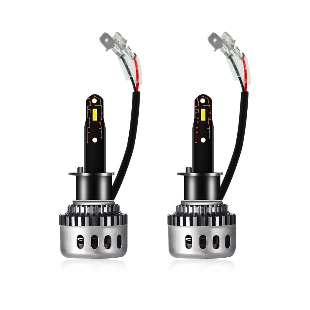 H1 LED Scheinwerfer für Autos, Kompatibel mit Fahrzeuginspektion, H1 LED Lampe, Satz von