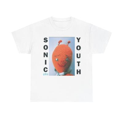 Sonic Youth marškinėliai Vintage Punk Rock Retro atributika Unisex sunkaus medvilnės marškinėliai