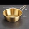 Yunduo Korean Style 304 Stainless Steel Makgeolli Bowl with Handle