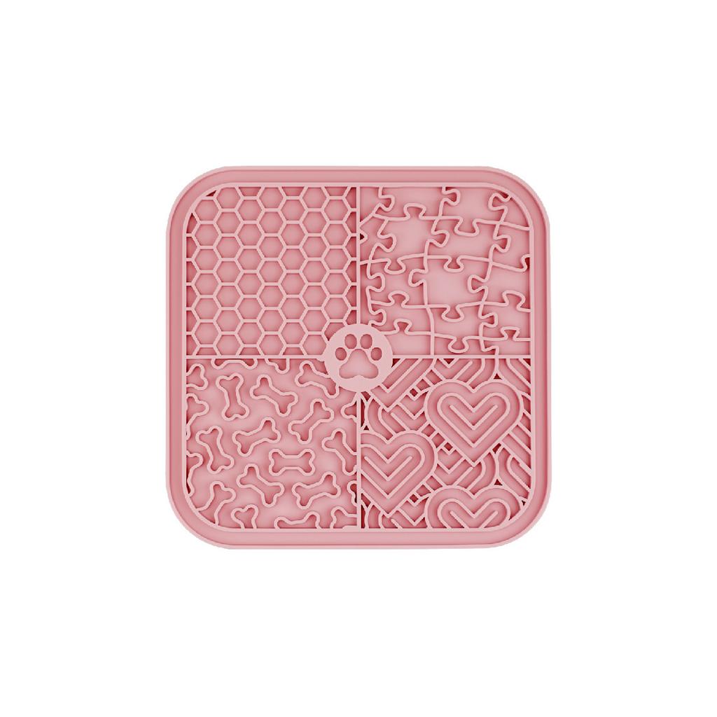 Durable Silicone Pet Licking Mat Slow Feeder for Dogs Cats Anxiety Relief Chew Proof