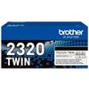 Cartouche D'encre Brother PACK TN2320 NOIR 2 TONERS