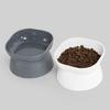 Raised Cats Food Bowls Plastic Cats Dish for Food or Water Tilted Feeding