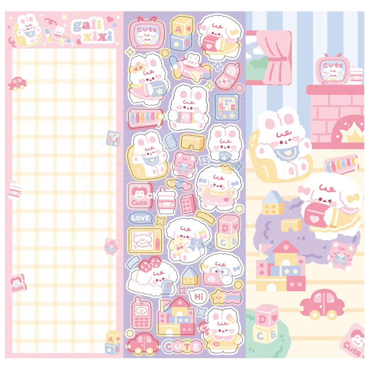 

Cute Cartoon DIY Gooka Sticker Hand Account Decorative Sticker DIY Material