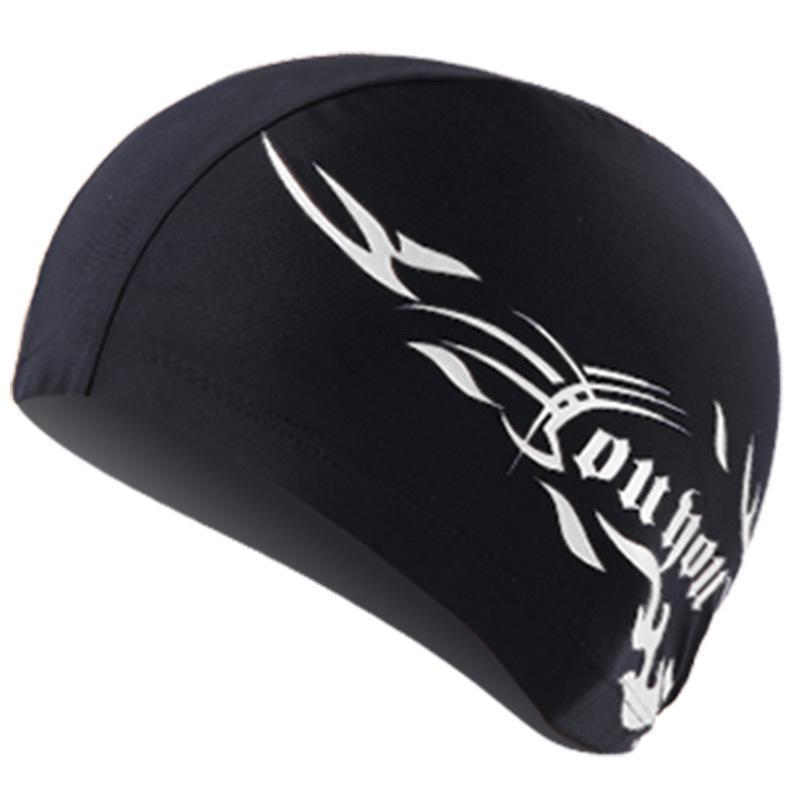 Youyou Men's Spandex Swimming Cap for Long Hair - Ideal for Pool & Hot Spring