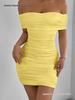 European & American Sexy One-Shoulder Bodycon Sheath Dress for Women