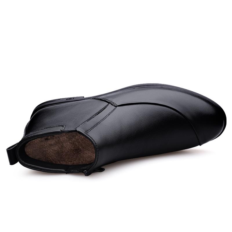 Herren Chelsea Boots Echtes Leder High-End Business Stiefel Italienische Luxus Herrenschuhe Winter Stiefeletten Hohe Qualität Warm Botas