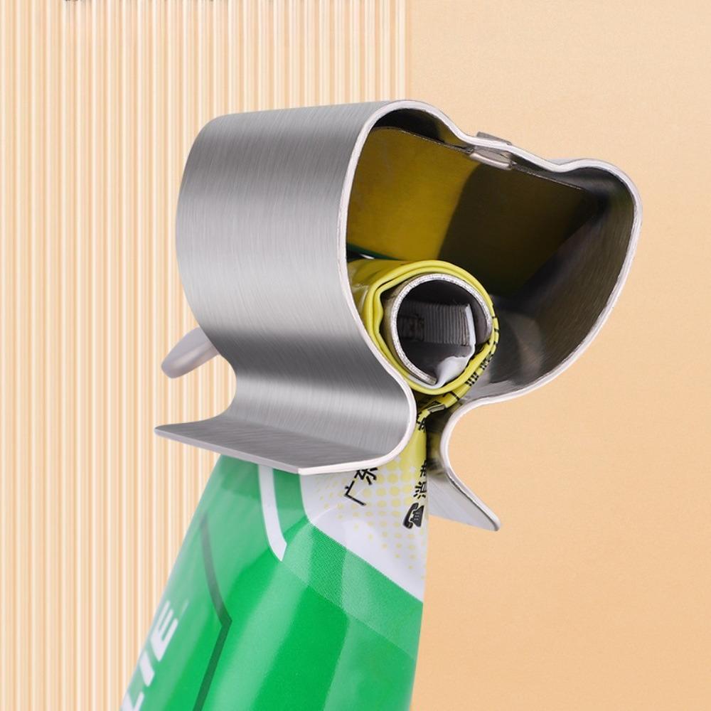 1pc Stainless Steel Wringer Roller Rotate Dispenser for Ointments Cosmetics Bathroom Accessories Toothpaste Squeezer Tube Roller
