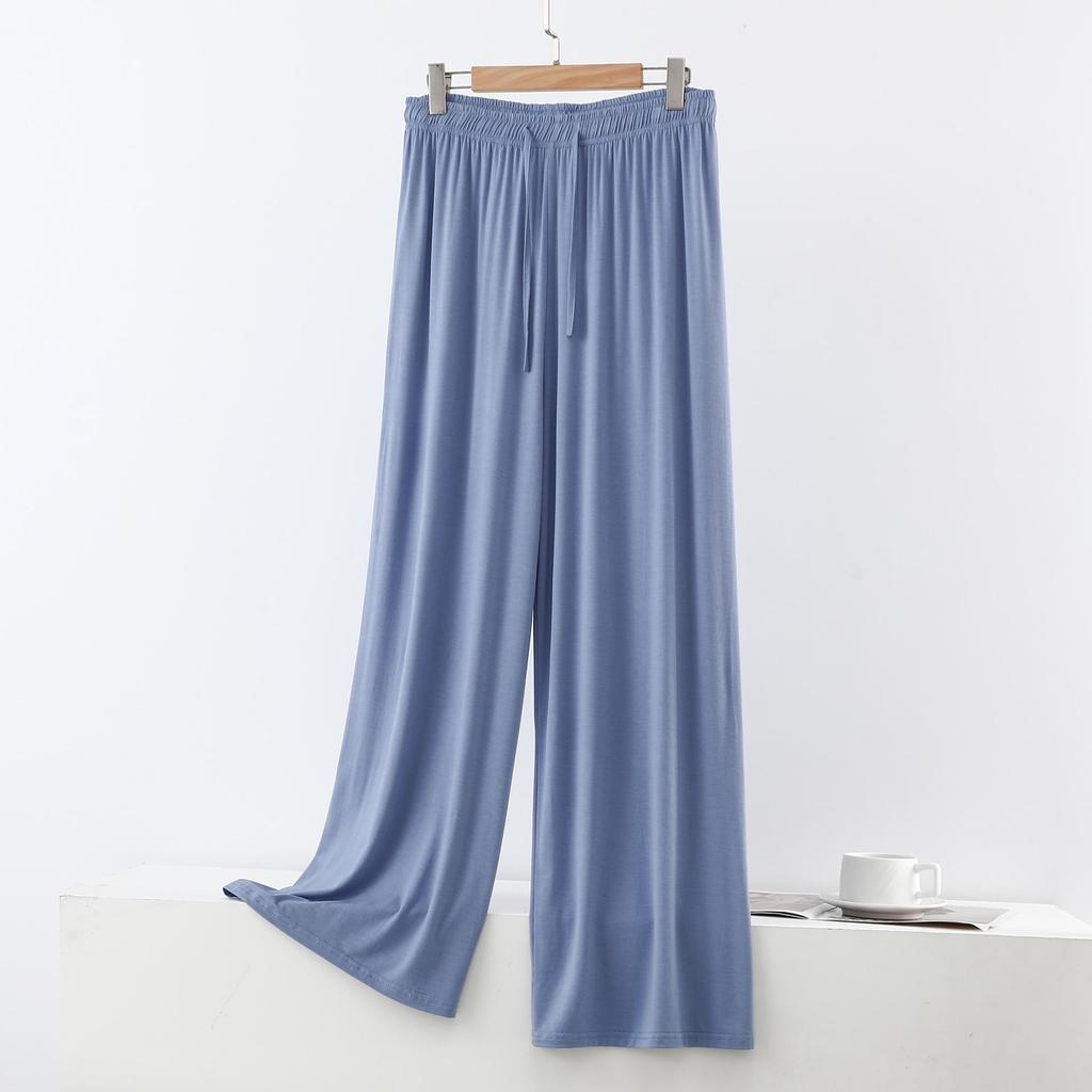 Women's Plus Size High Waist Modal Wide Leg Summer Pants