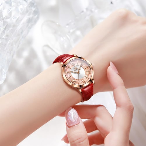 Stylish, Classic, and Simple Women's Watch with a Quicksand Movement. Perfect for Business or Everyday Wear. Also Available: Bracelets and Necklaces.