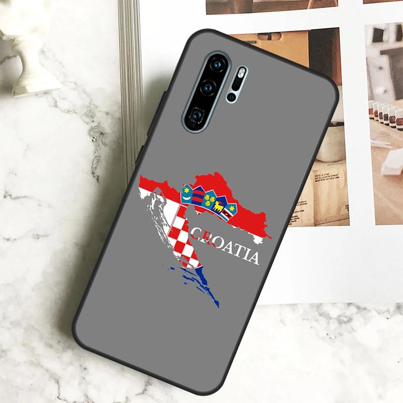 Croatia Coat Of Arms Flag For Huawei Nova 12i 12s 11i 8i Y73 Y72 Y61 Y91 Y90 Y70 Y60 9 10 SE P30 P40 Lite P60 Pro Case