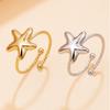 Charming Star Open Ring - Versatile Stainless Steel Jewelry for Best Friends