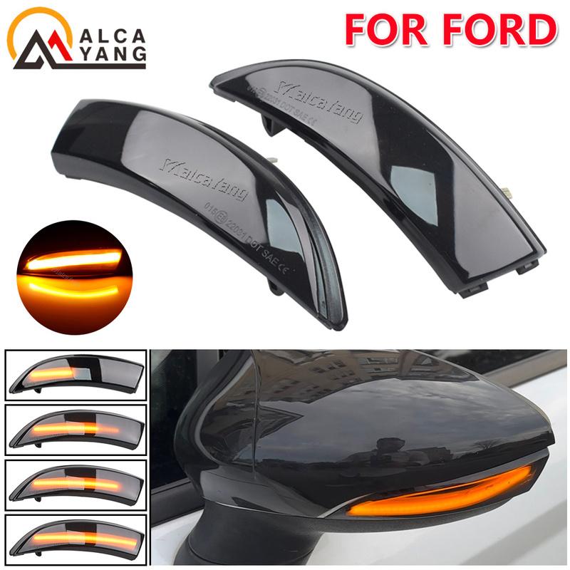 Dynamic Blinker For Ford Fiesta Mk7 2008-2017 LED Turn Signal Light Side Lamp for Ford B-Max Pair arrow