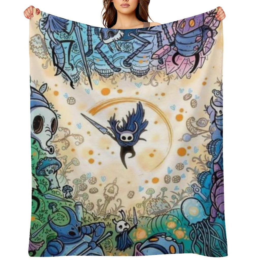Hollow Knight Throw Blanket Heavy Blankets For Sofas Large Luxury Thicken Blankets
