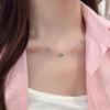 Cui Yan S925 Sterling Silver Rainbow Beaded Necklace - Korean Dongdaemun Style Choker for Women, New Summer Fashion.