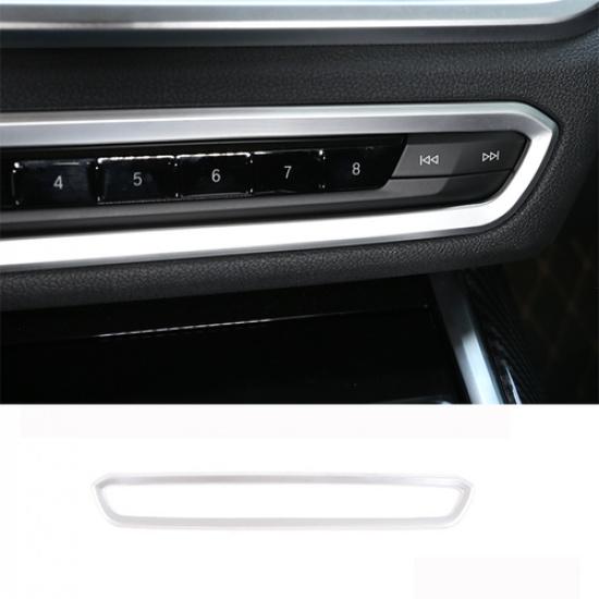 Console Control Volume Button Trim - Silver ABS Fit For BMW 3-Series G20