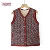 YUZHAOLIN Women's Mid-Aged & Elderly Thickened Velvet-Lined Cotton Vest