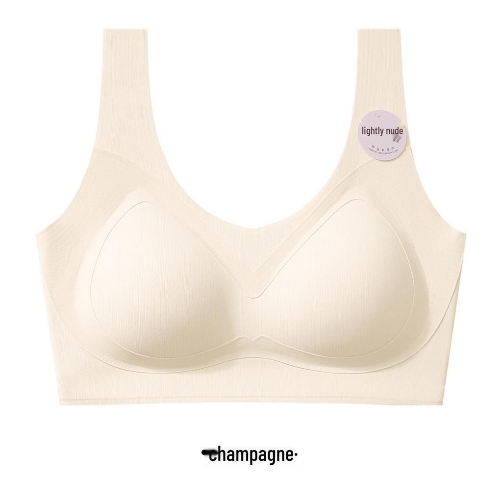 Seamless Lift Bra: Thin, Wide-Strap, Anti-Sagging Push-Up for Large Busts, Comfortable Wire-Free Support for Women