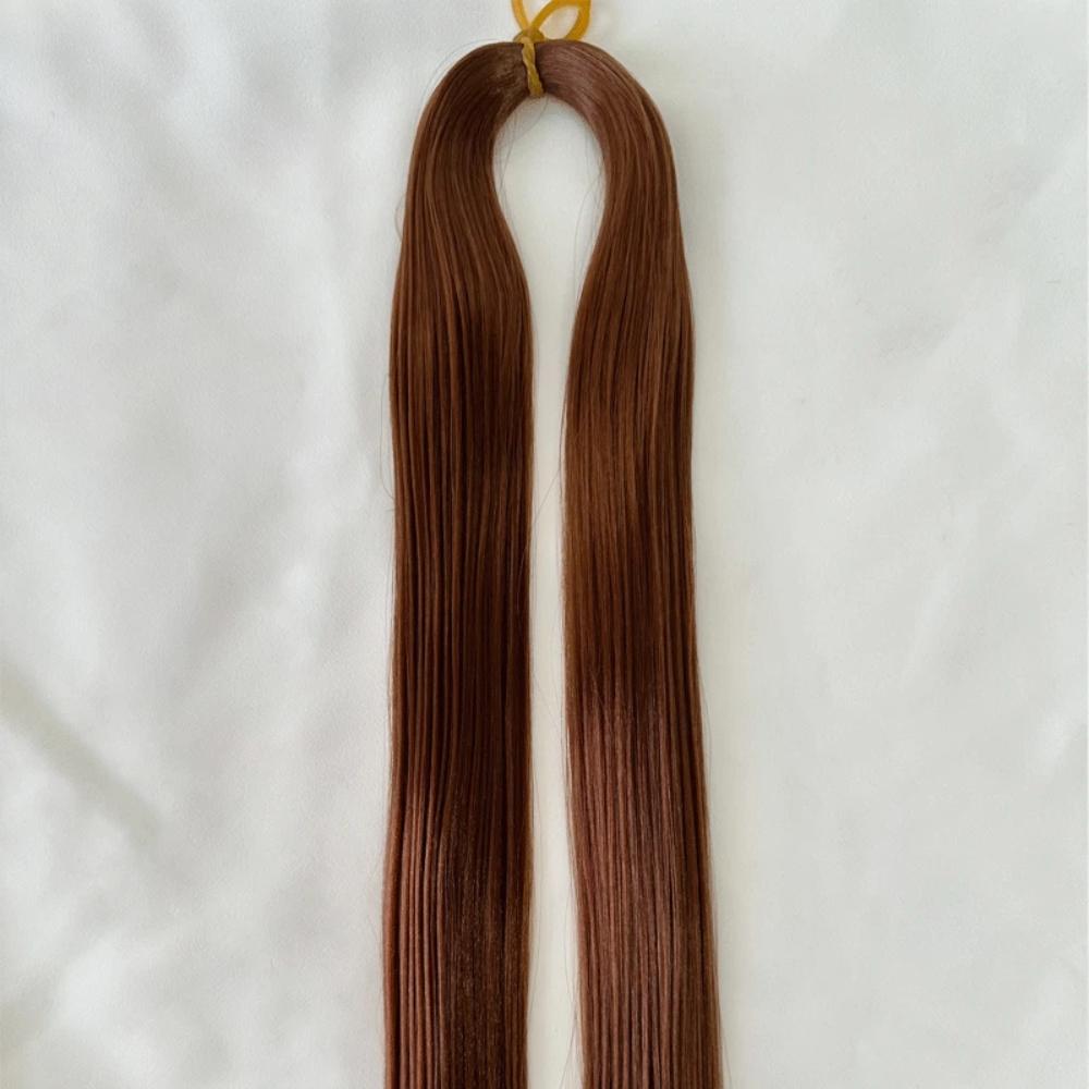 80cm/40g Colorful Series Japan Milk-Silk Doll Hair Wig DIY Repair Decor Toy Sewing Doll Wig Hair Hairline