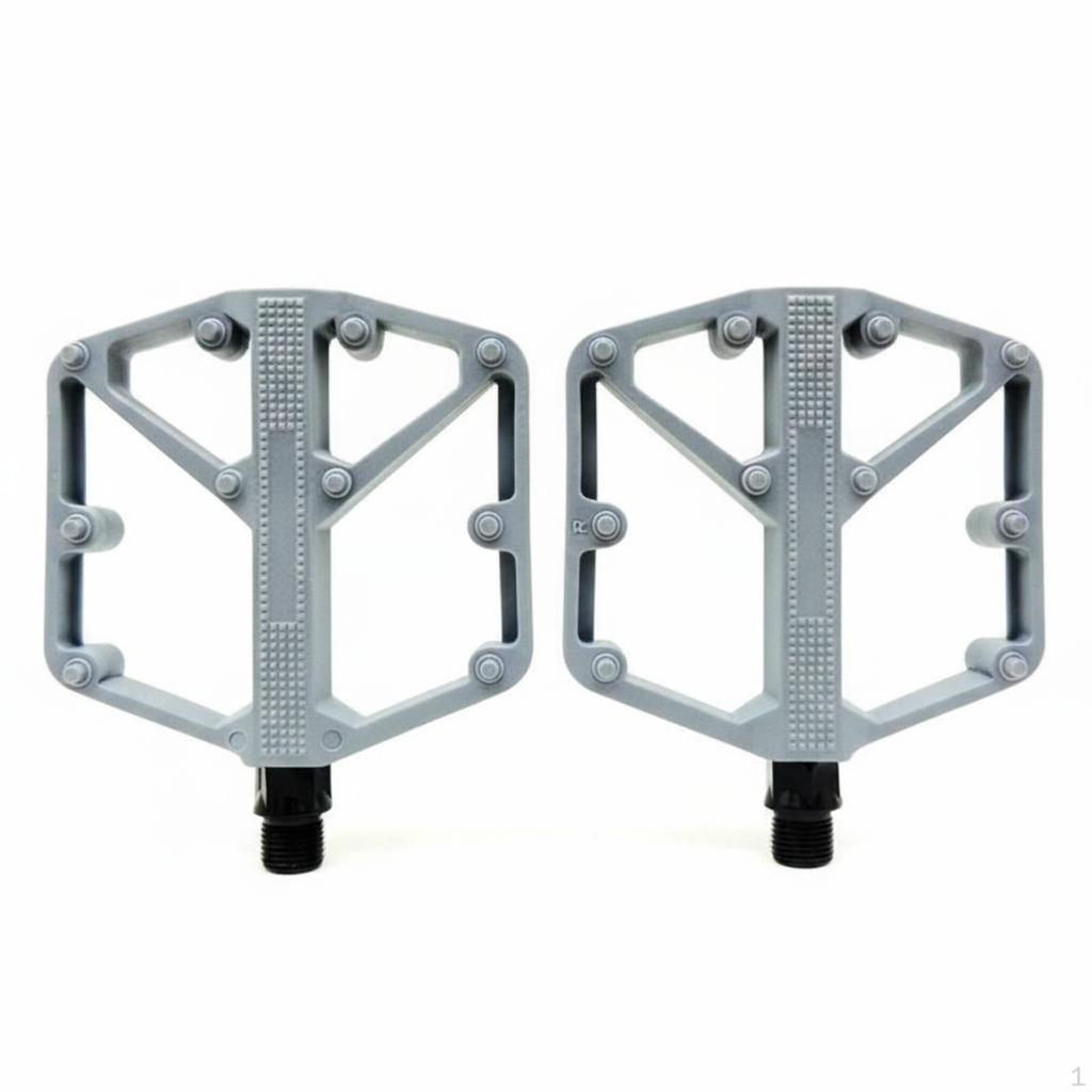 Mountain Bike Pedal High Strength Nylon Biking Accessory Black